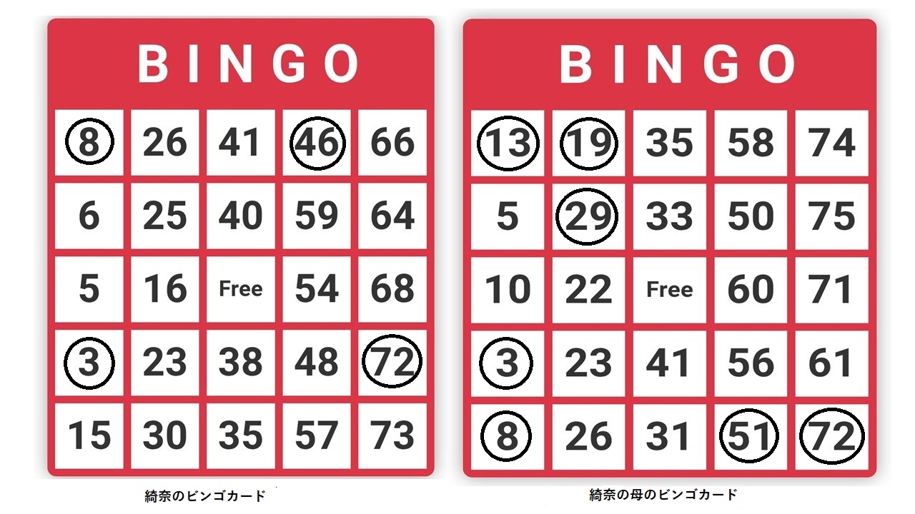 ビンゴカードその１３